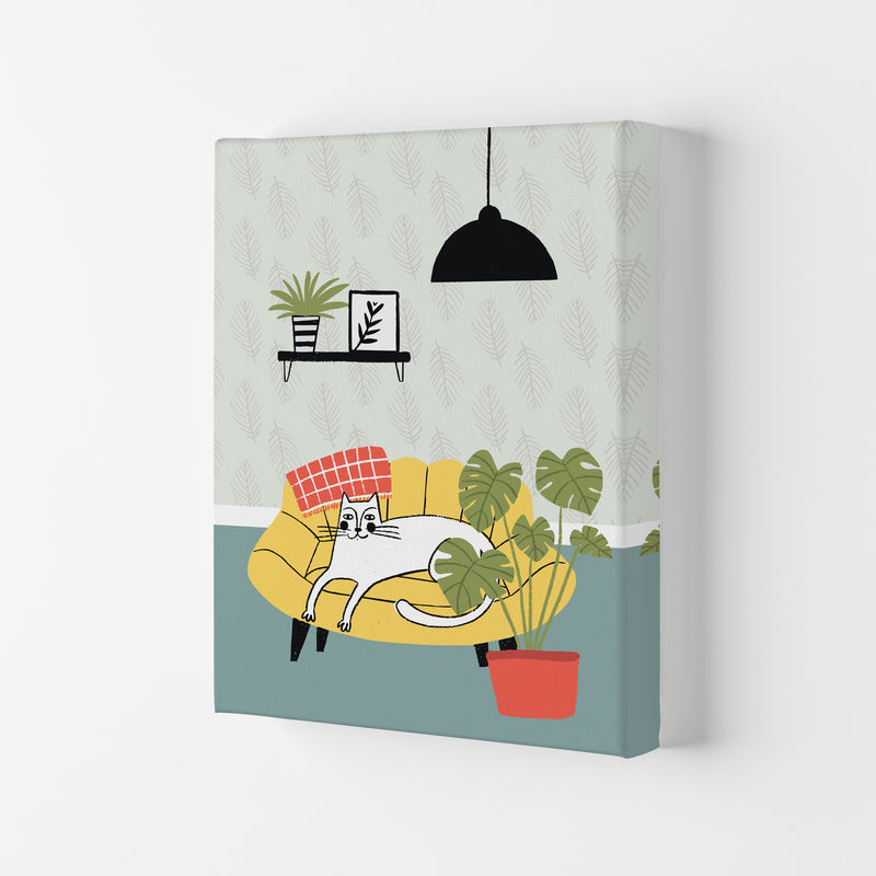 It's A Cat Life Art Print by Pixy Paper Canvas
