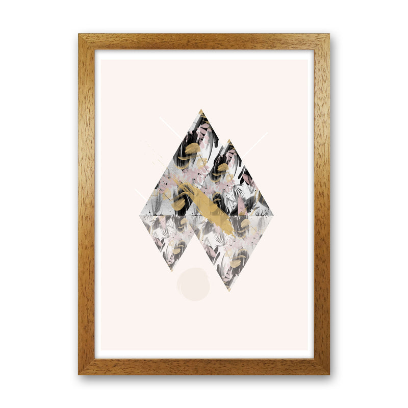 Random Geo Styles 2 Modern Print Oak Grain