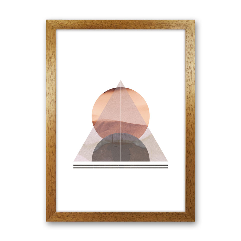 Abstract Sandstorm 2 Modern Print Oak Grain