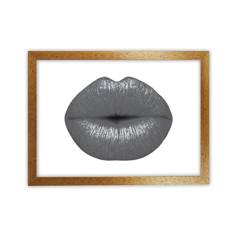 Lips Modern Print Oak Grain