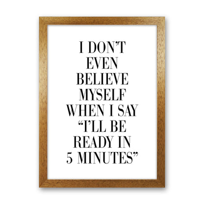 Ready In 5 Minutes Modern Print Oak Grain