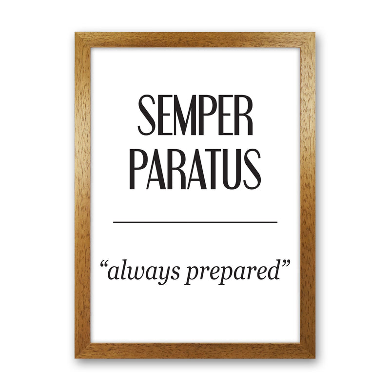 Semper Paratus Modern Print Oak Grain