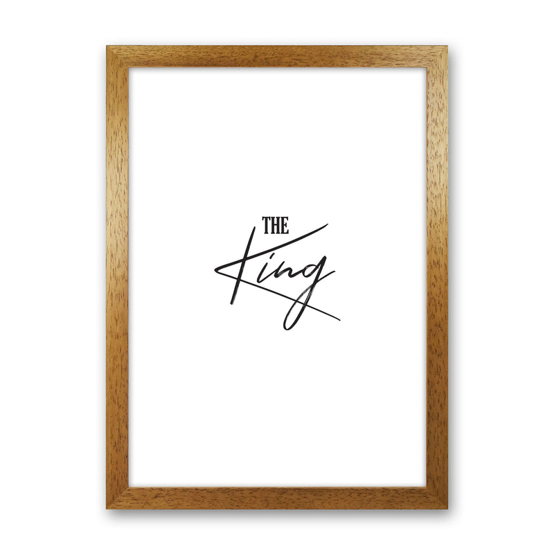 The King Modern Print Oak Grain