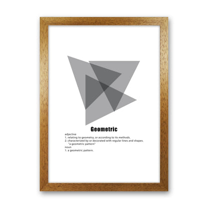 Geometric Meaning 5 Modern Print Oak Grain