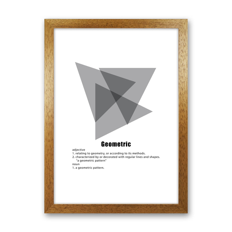 Geometric Meaning 5 Modern Print Oak Grain