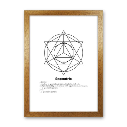 Geometric Meaning 6 Modern Print Oak Grain