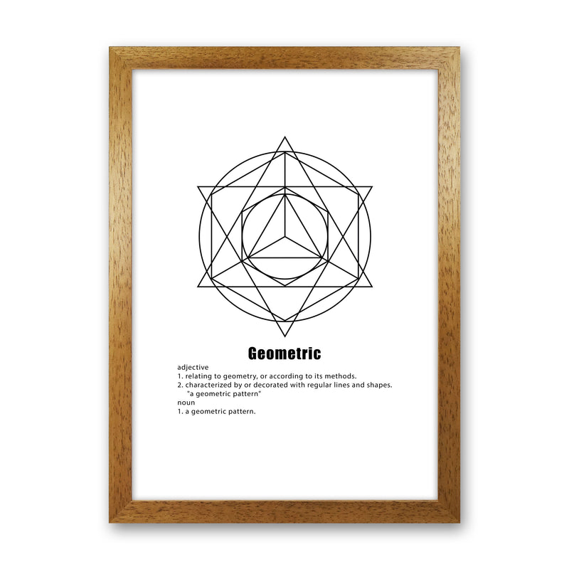 Geometric Meaning 6 Modern Print Oak Grain
