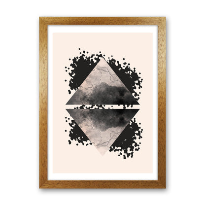 Nude And Black Watercolour 1 Art Print by Pixy Paper Oak Grain