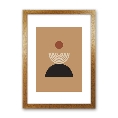 Mica Sand Fountain N19  Art Print by Pixy Paper Oak Grain