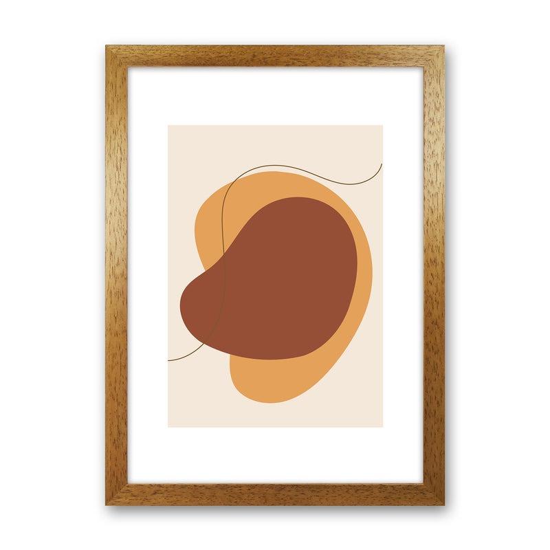 Mica Sand Abstract N29  Art Print by Pixy Paper Oak Grain