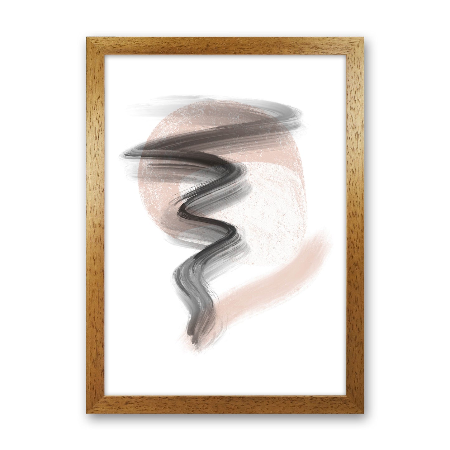 Dalia Chalk Storm  Art Print by Pixy Paper Oak Grain