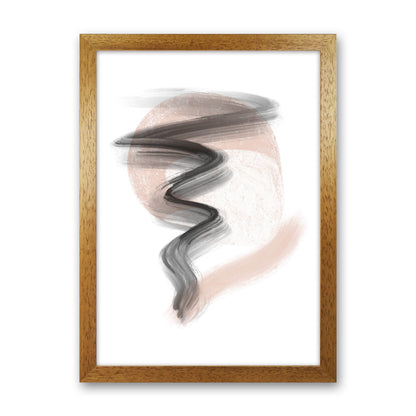 Dalia Chalk Storm  Art Print by Pixy Paper Oak Grain