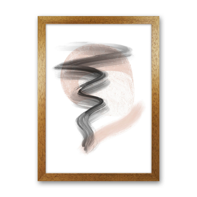 Dalia Chalk Storm  Art Print by Pixy Paper Oak Grain
