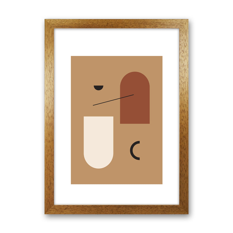 Mica Sand N15  Art Print by Pixy Paper Oak Grain