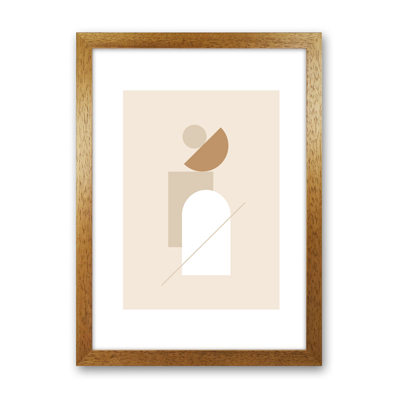 Mica Sand N21  Art Print by Pixy Paper Oak Grain