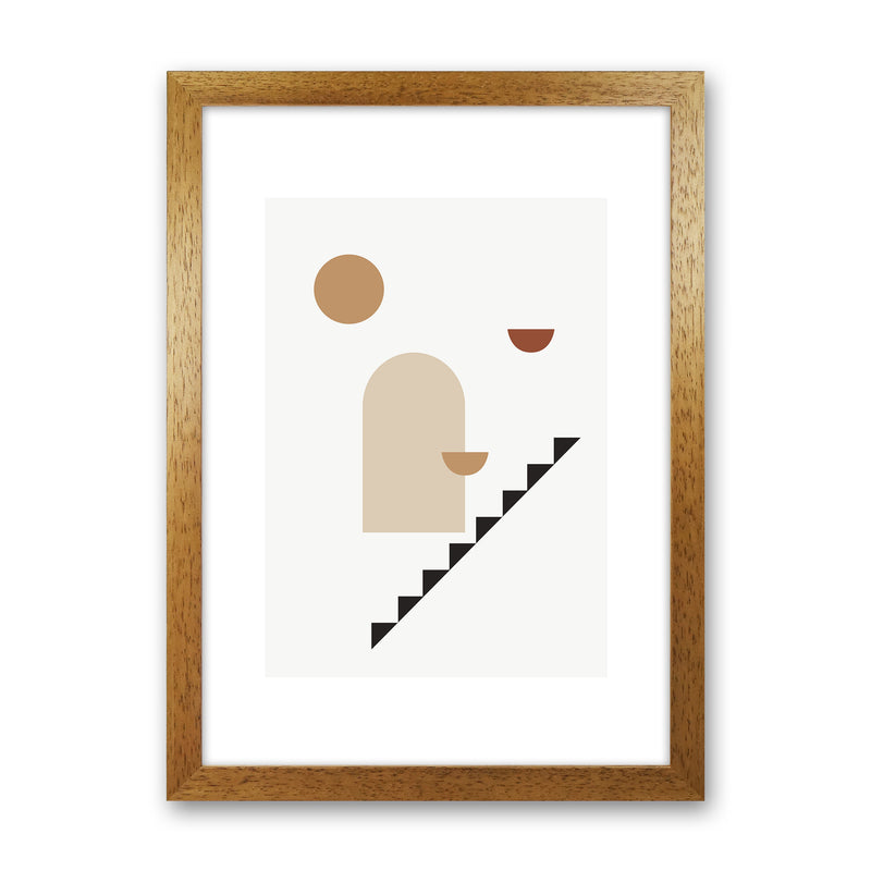 Mica Sand N26  Art Print by Pixy Paper Oak Grain