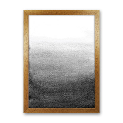 Majestic Monochrome Watercolour 13 Art Print by Pixy Paper Oak Grain