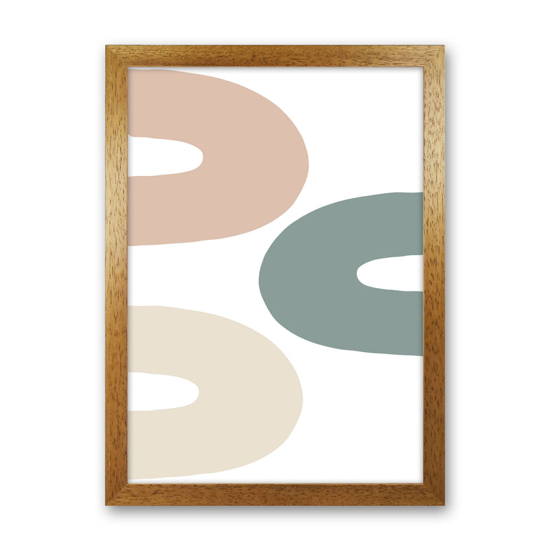 Inspired Three Rainbows Art Print by Pixy Paper Oak Grain