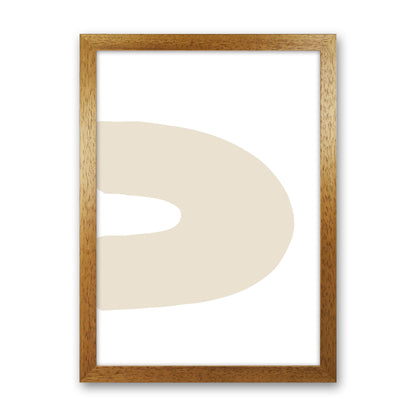 Inspired Side Beige Rainbow Art Print by Pixy Paper Oak Grain