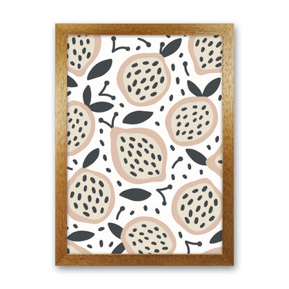 Inspired Fruit Art Print by Pixy Paper Oak Grain