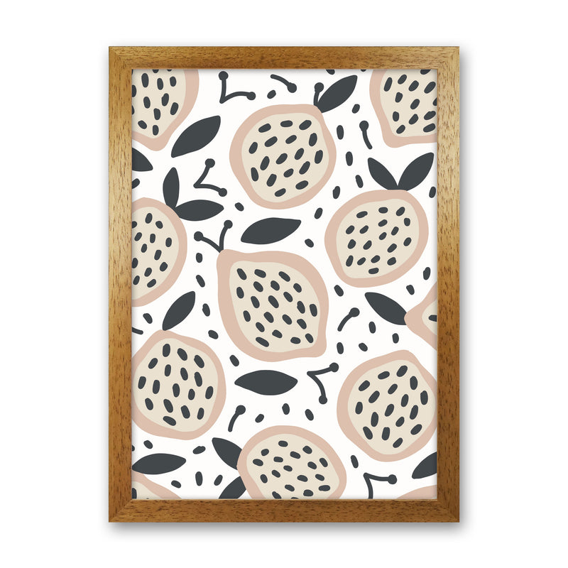 Inspired Fruit Art Print by Pixy Paper Oak Grain