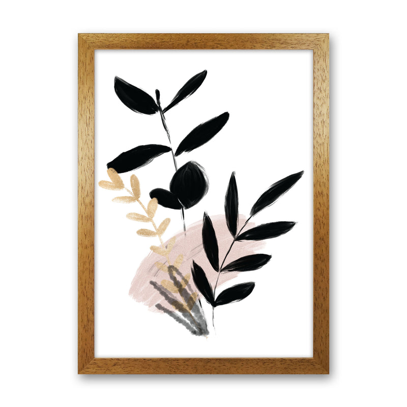 Delicate Floral 01 Art Print by Pixy Paper Oak Grain
