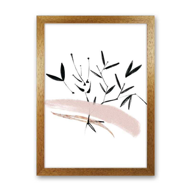 Delicate Floral 06 Art Print by Pixy Paper Oak Grain