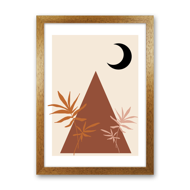 Autumn Maple abstract Art Print by Pixy Paper Oak Grain