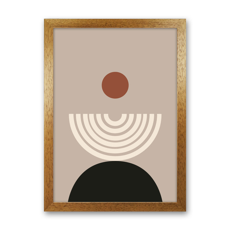 Autumn Lucille abstract Art Print by Pixy Paper Oak Grain