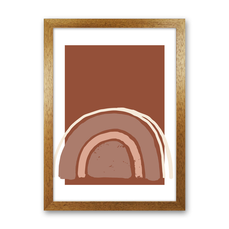 Autumn Camilla abstract Art Print by Pixy Paper Oak Grain
