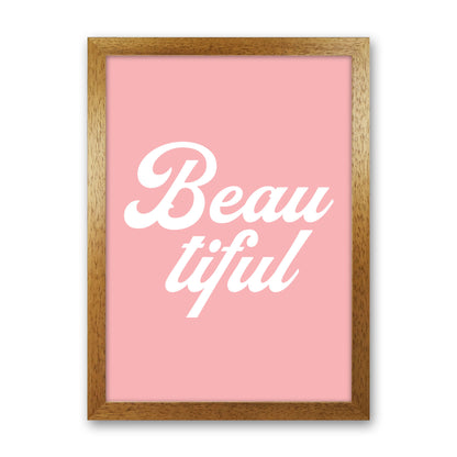 Beautiful Art Print by Pixy Paper Oak Grain