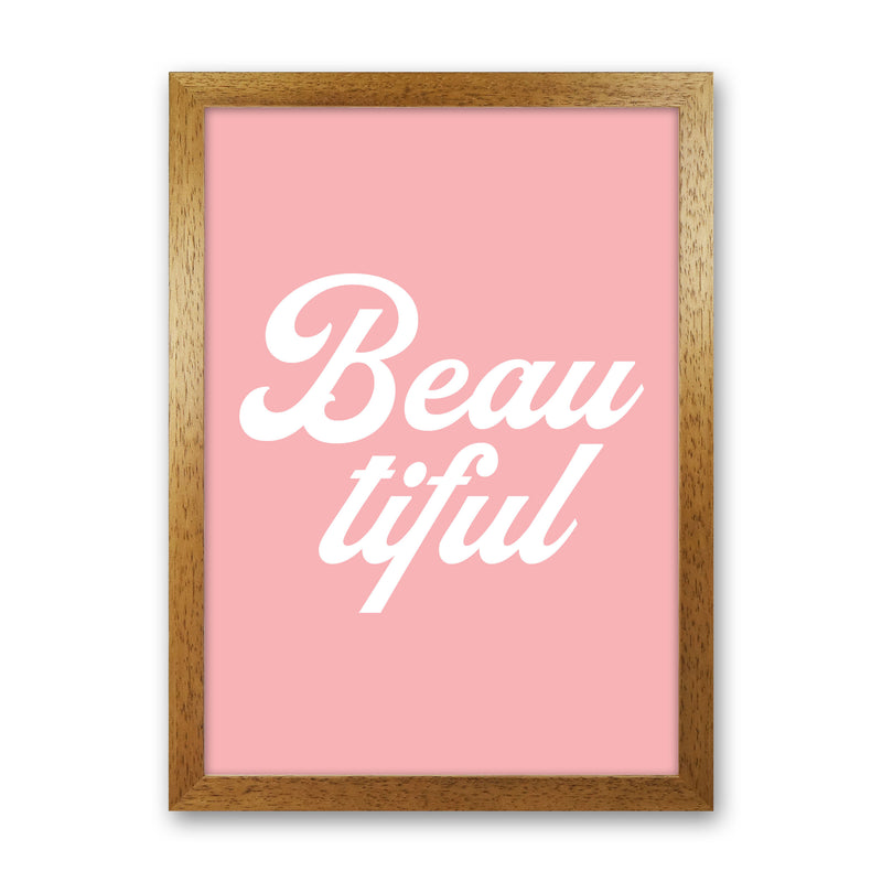 Beautiful Art Print by Pixy Paper Oak Grain