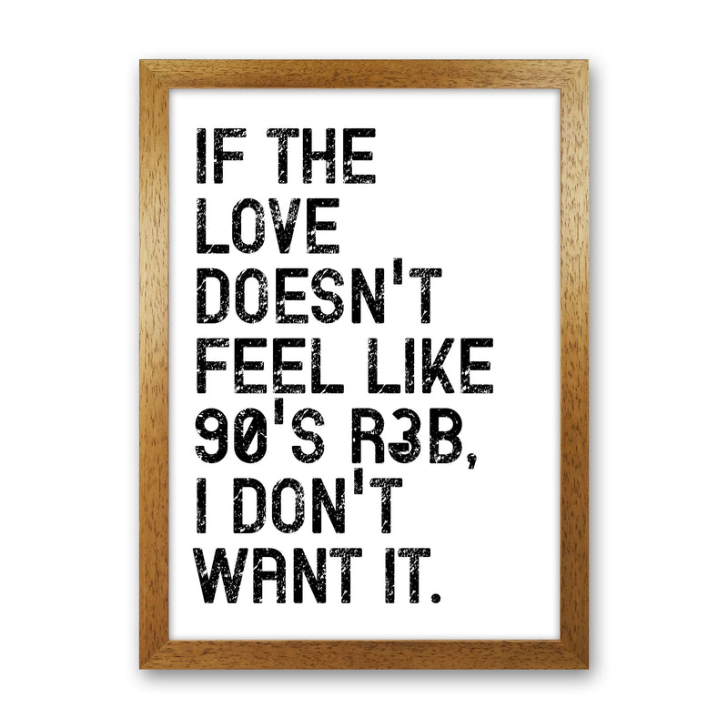 If The Love Art Print by Pixy Paper Oak Grain