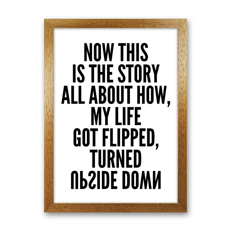 Fresh Prince Art Print by Pixy Paper Oak Grain