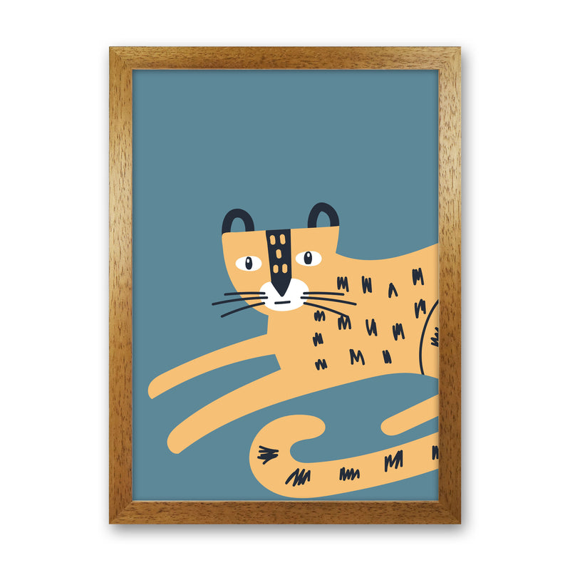 Wild animal Neutral kids Art Print by Pixy Paper Oak Grain