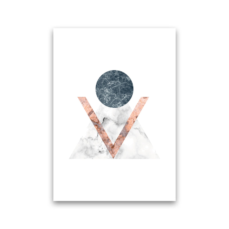 Marble Triangle Abstract Modern Print Print Only