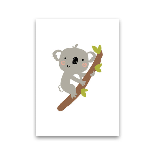 Children&#39;s Animals, Koala Modern Print Print Only