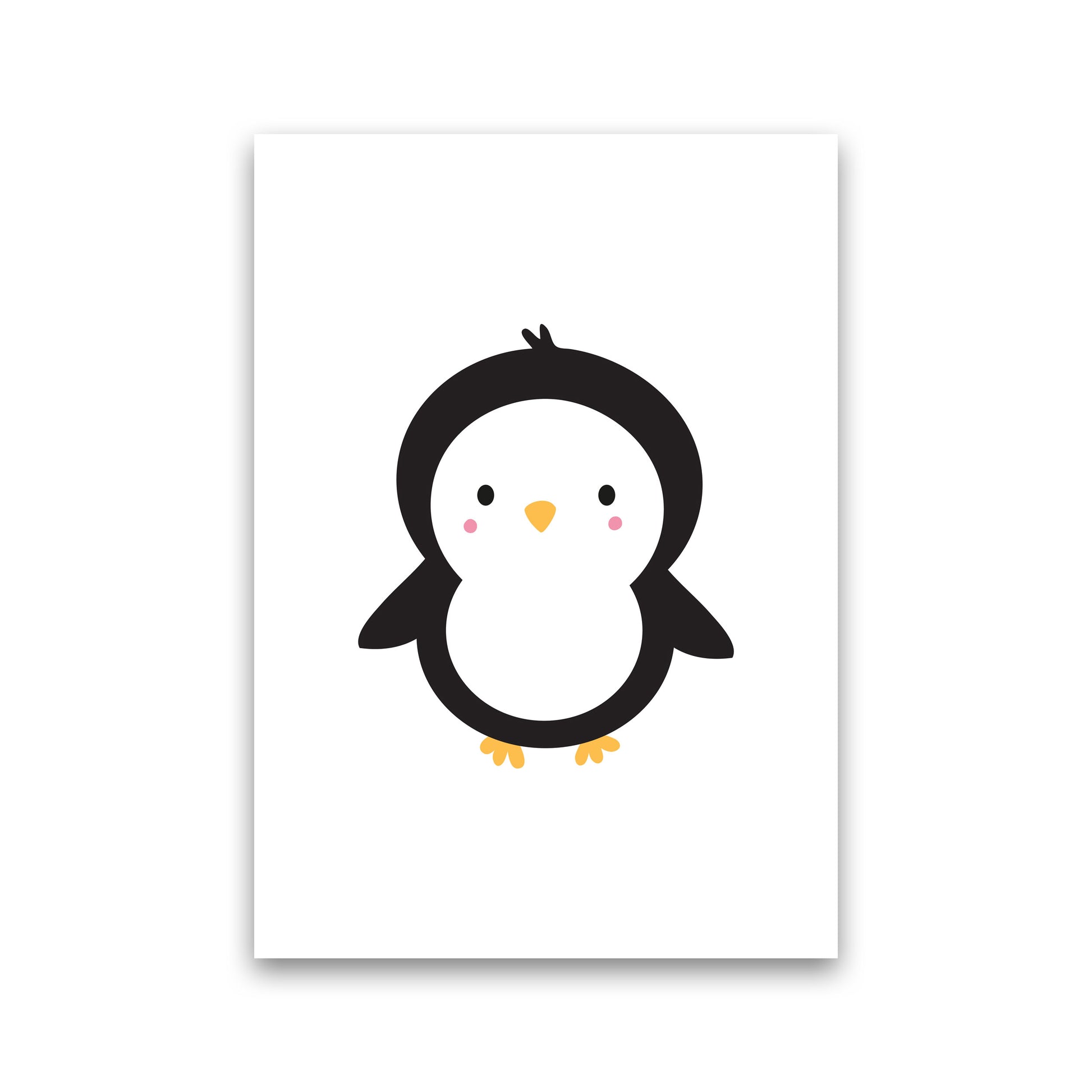 Children&#39;s Animals, Penguin Modern Print Print Only