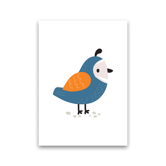 Children&#39;s Animals, Quail Modern Print Print Only