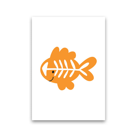 Children&#39;s Animals, X-Ray Fish Modern Print Print Only