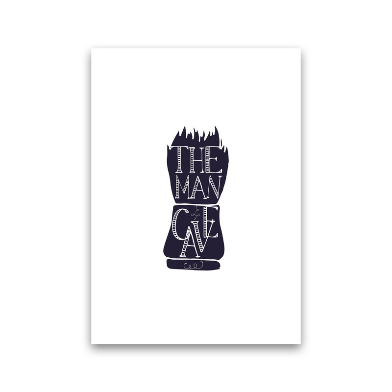 The Man Cave 2 Modern Print, Framed Bathroom Wall Art Print Only
