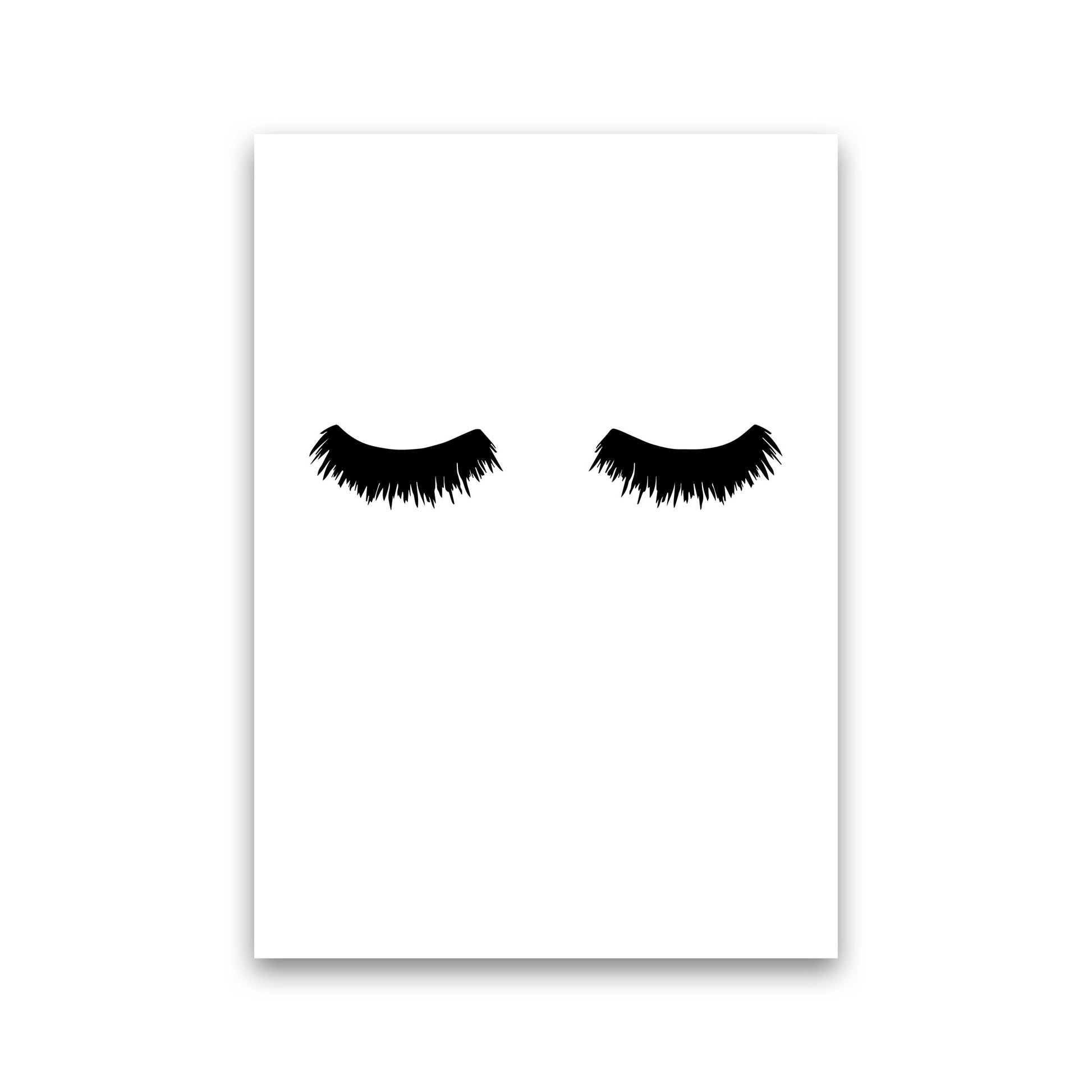 Lashes Modern Print Print Only