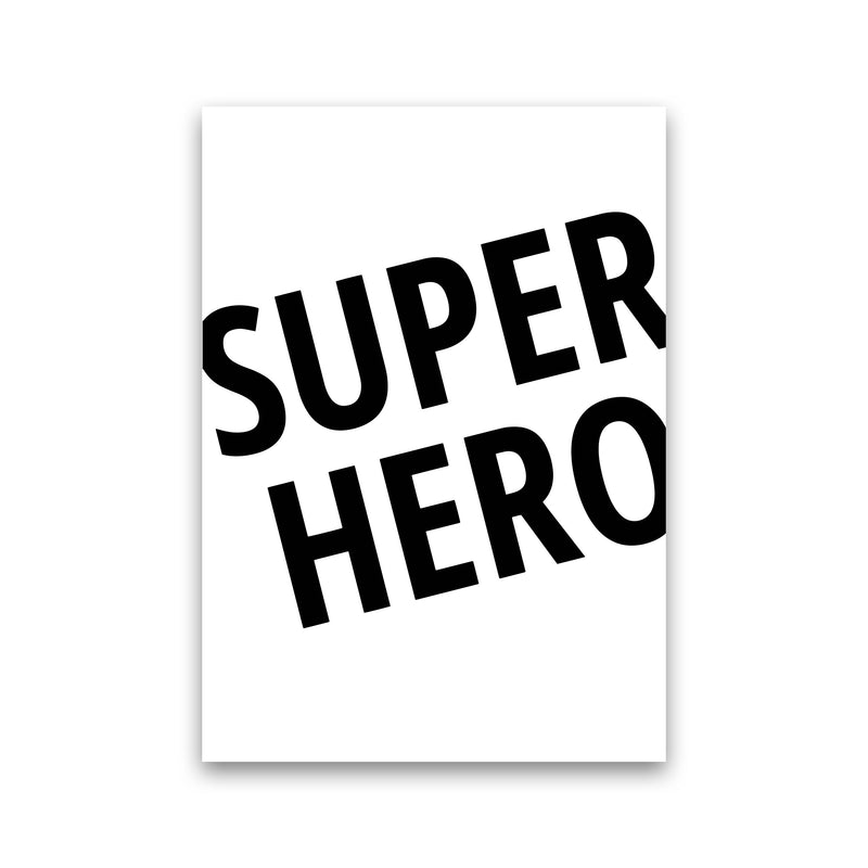 Superhero Framed Nursey Wall Art Print Print Only