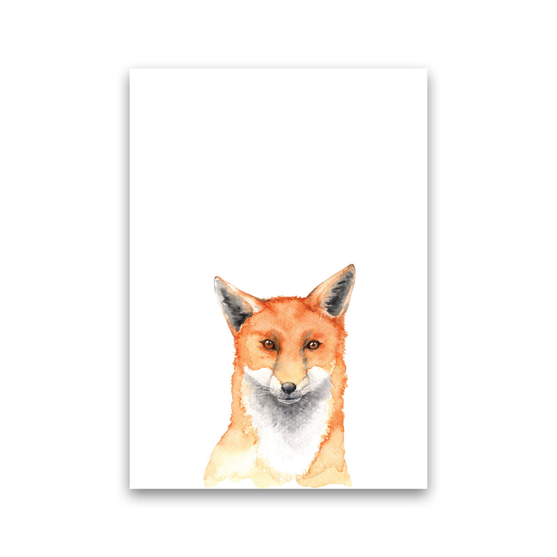 Forest Friends, Fox Modern Print Animal Art Print Print Only