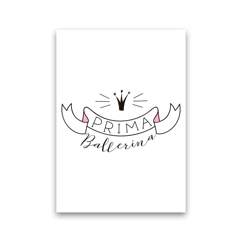 Prima Ballerina Framed Nursey Wall Art Print Print Only