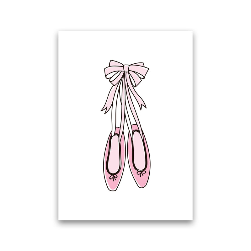 Ballerina Shoes Framed Nursey Wall Art Print Print Only