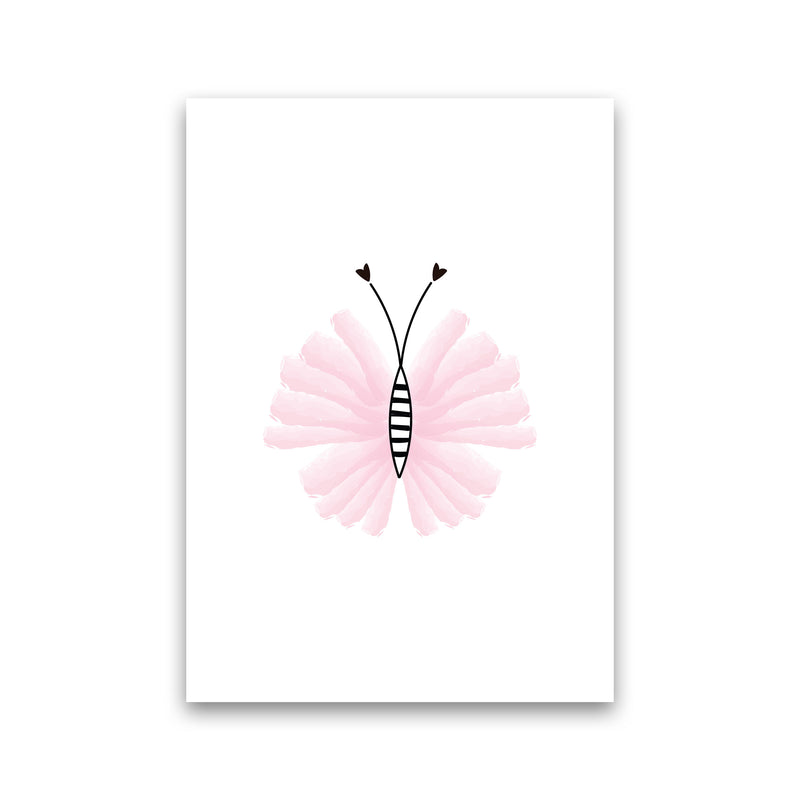 Pink Butterfly Modern Print Animal Art Print Print Only