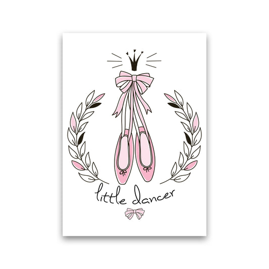Little Dancer Shoes Framed Nursey Wall Art Print Print Only