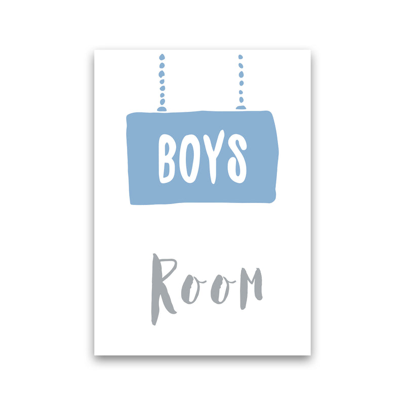 Boys Room Blue Framed Nursey Wall Art Print Print Only