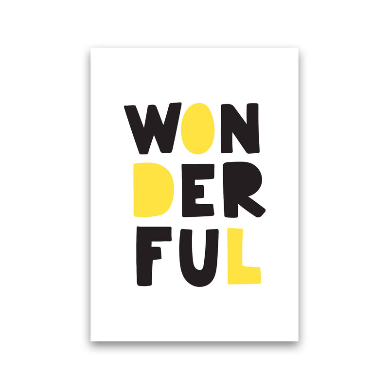 Wonderful Black And Yellow Framed Nursey Wall Art Print Print Only